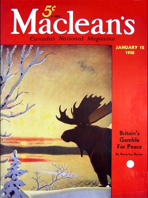 Macleans magazine - Maclean’s Magazine Archive, 1905-2015, is a digital collection of the leading Canadian news and general interest magazine. Providing a unique perspective on national and international news and culture, the magazine covers investigative reporting, opinion and analysis on politics, economics, technology and more. 